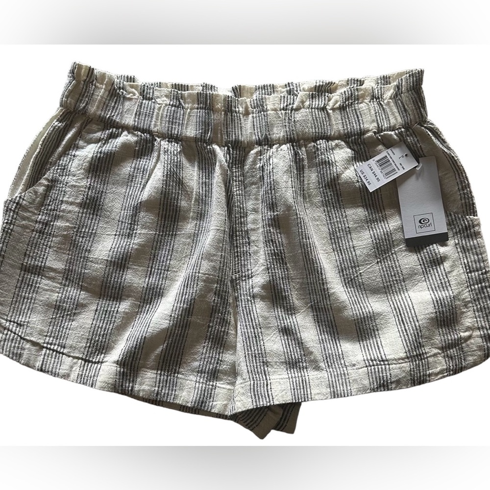 Women’s rip curl classic surf stripe walk short NWT L